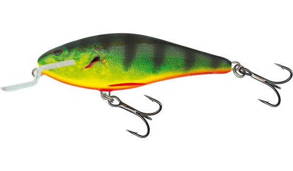 Salmo Wobler Executor Shallow Runner Real Hot Perch Délka: 5cm, Hmotnost: 5g, Maximální ponor: 1,2m