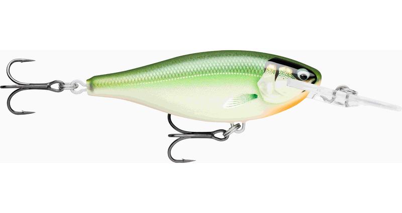 Rapala Wobler Shad Rap Elite GDTP Délka: 5,5cm, Hmotnost: 7g, Maximální ponor: 2,7m
