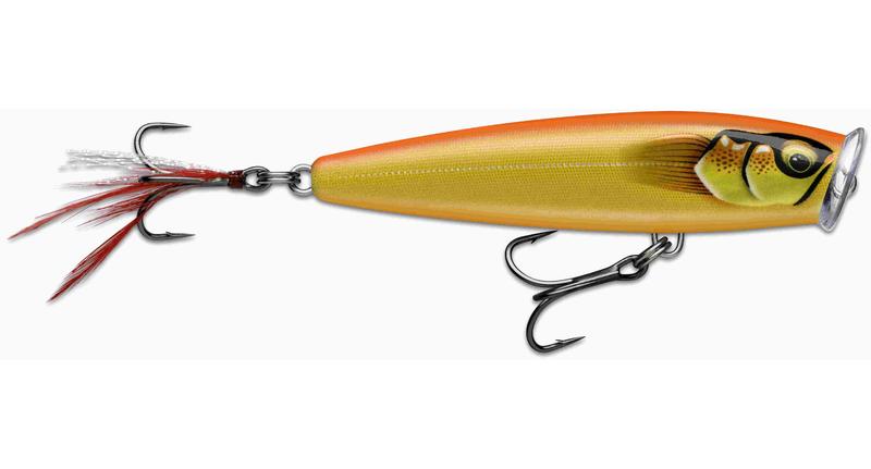 Rapala Wobler Skitter Pop Elite GDGO Délka: 9,5cm, Hmotnost: 17g, Maximální ponor: 0m