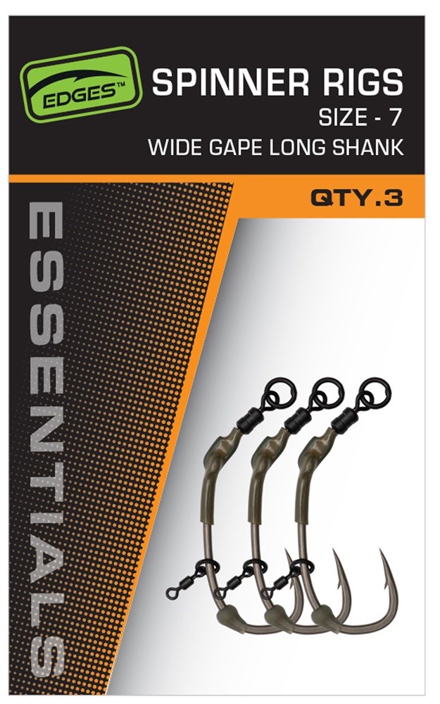Fox Návazce Edges Spinner Rig 3ks Velikost háčku: #6