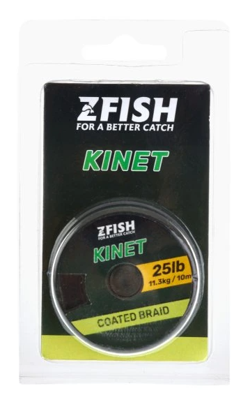 Zfish Šňůrka Kinet Coated Braid 10m Nosnost: 35lb/15,87kg