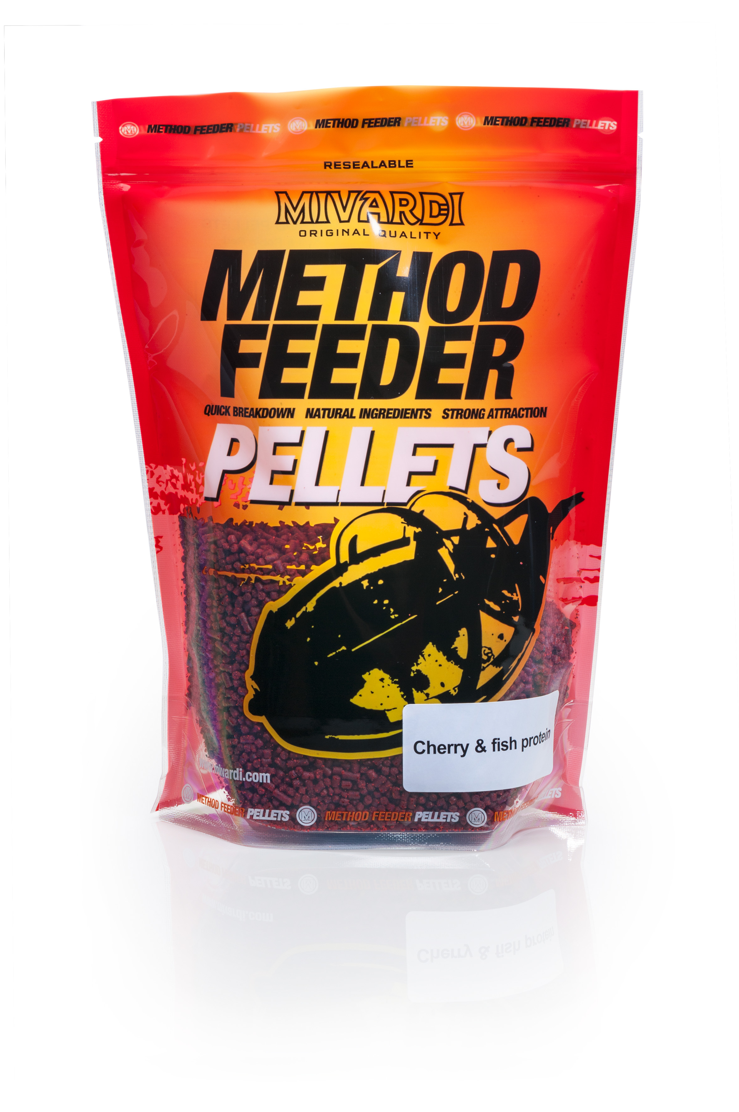 Mivardi Pelety Method Pellets Cherry & Fish Protein 750g