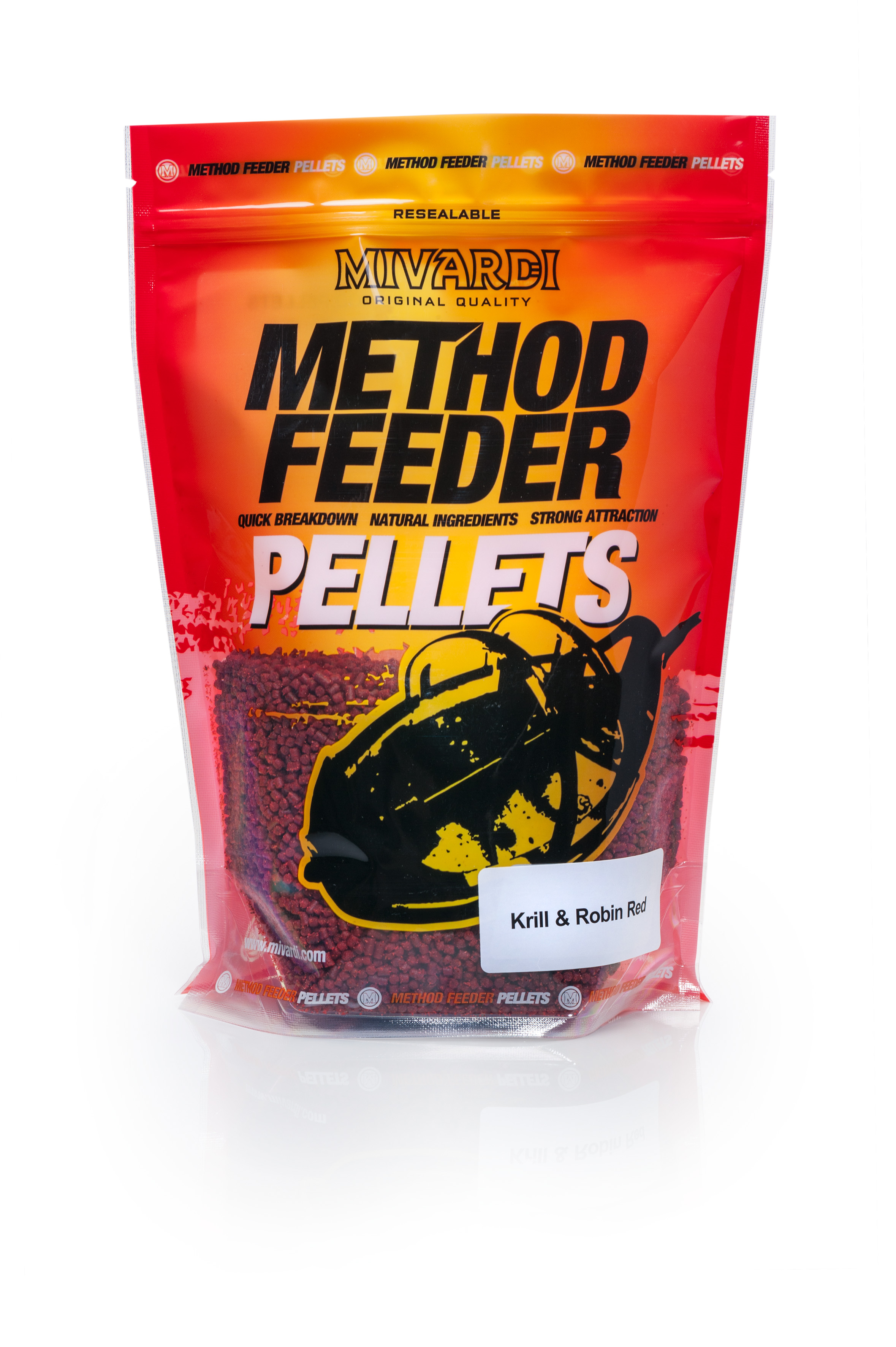 Mivardi Pelety Method Pellets Krill & Robin Red 750g