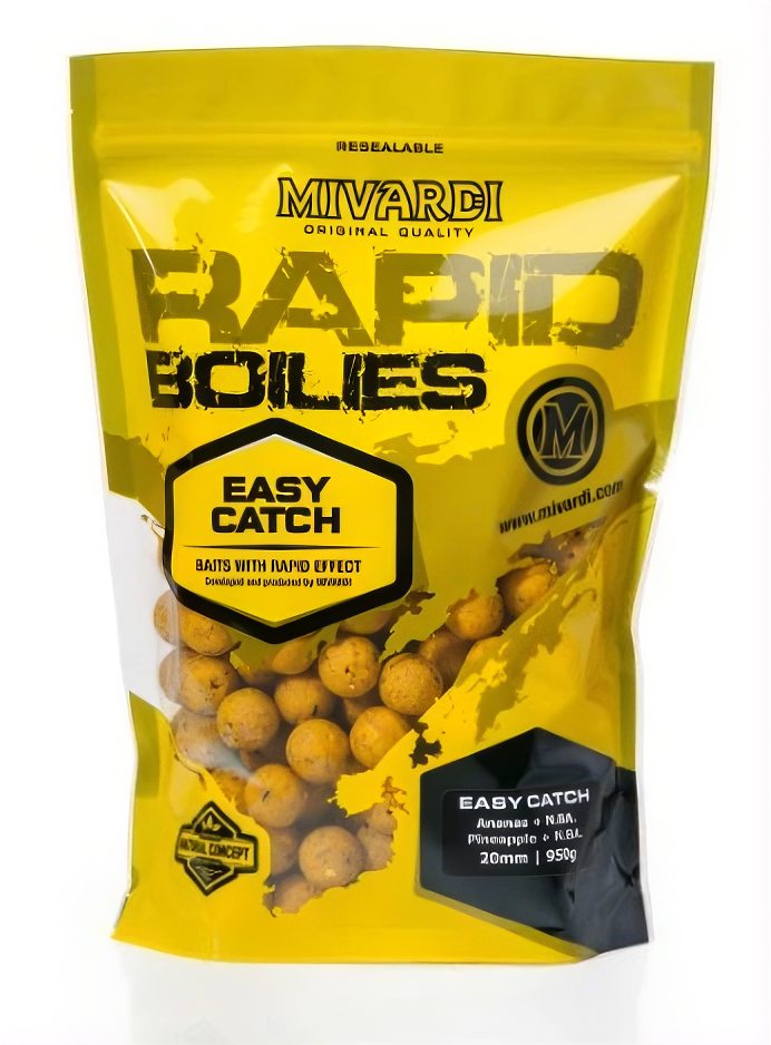 Mivardi Boilies Rapid Easy Catch Ananas N.BA. Hmotnost: 3,3kg, Průměr: 24mm