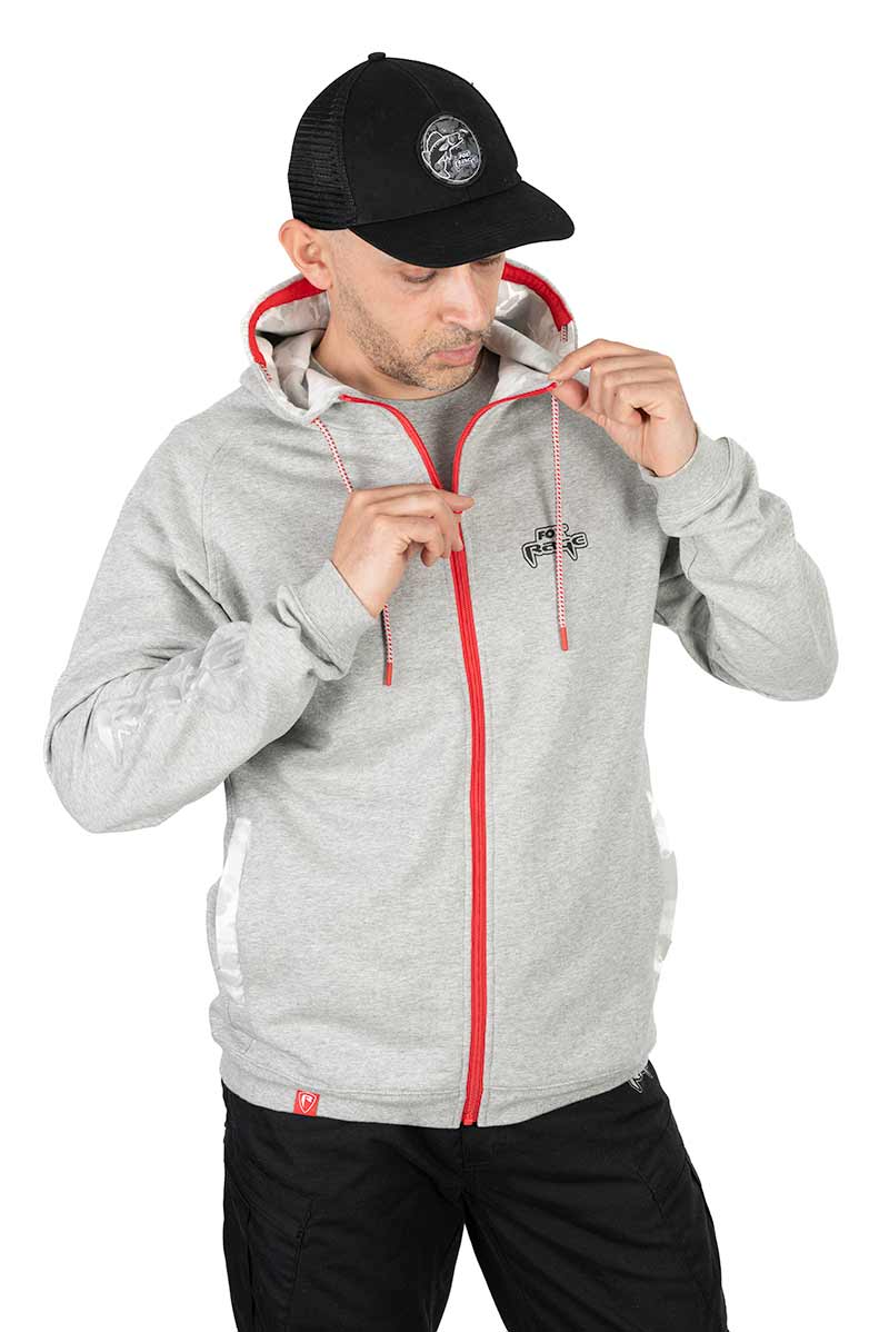Fox Rage Mikina Voyager Hoody Light Grey Velikost: XL - Obrázek 2