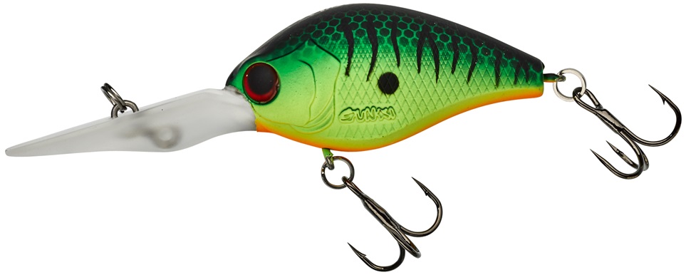 Gunki Wobler Raiju F Fire Tiger Délka: 4,5cm, Hmotnost: 8,8g, Maximální ponor: 3m