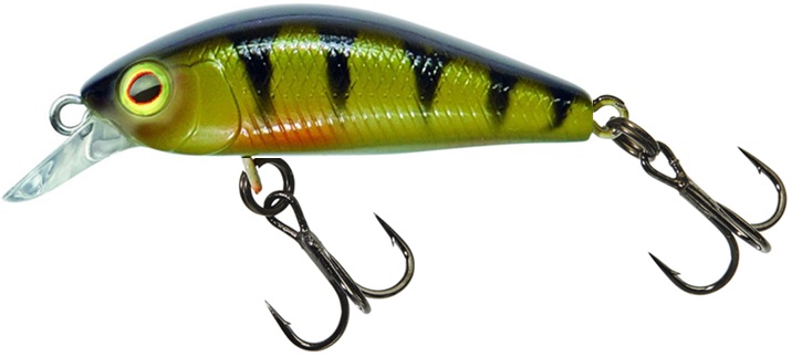 Illex Wobler Chubby Minnow Perch Délka: 3,5cm, Hmotnost: 2,3g, Maximální ponor: 0,5m