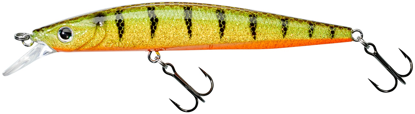 Gunki Wobler Gamera Slim SP Strass Perch Délka: 11cm, Hmotnost: 12,9g, Maximální ponor: 1m