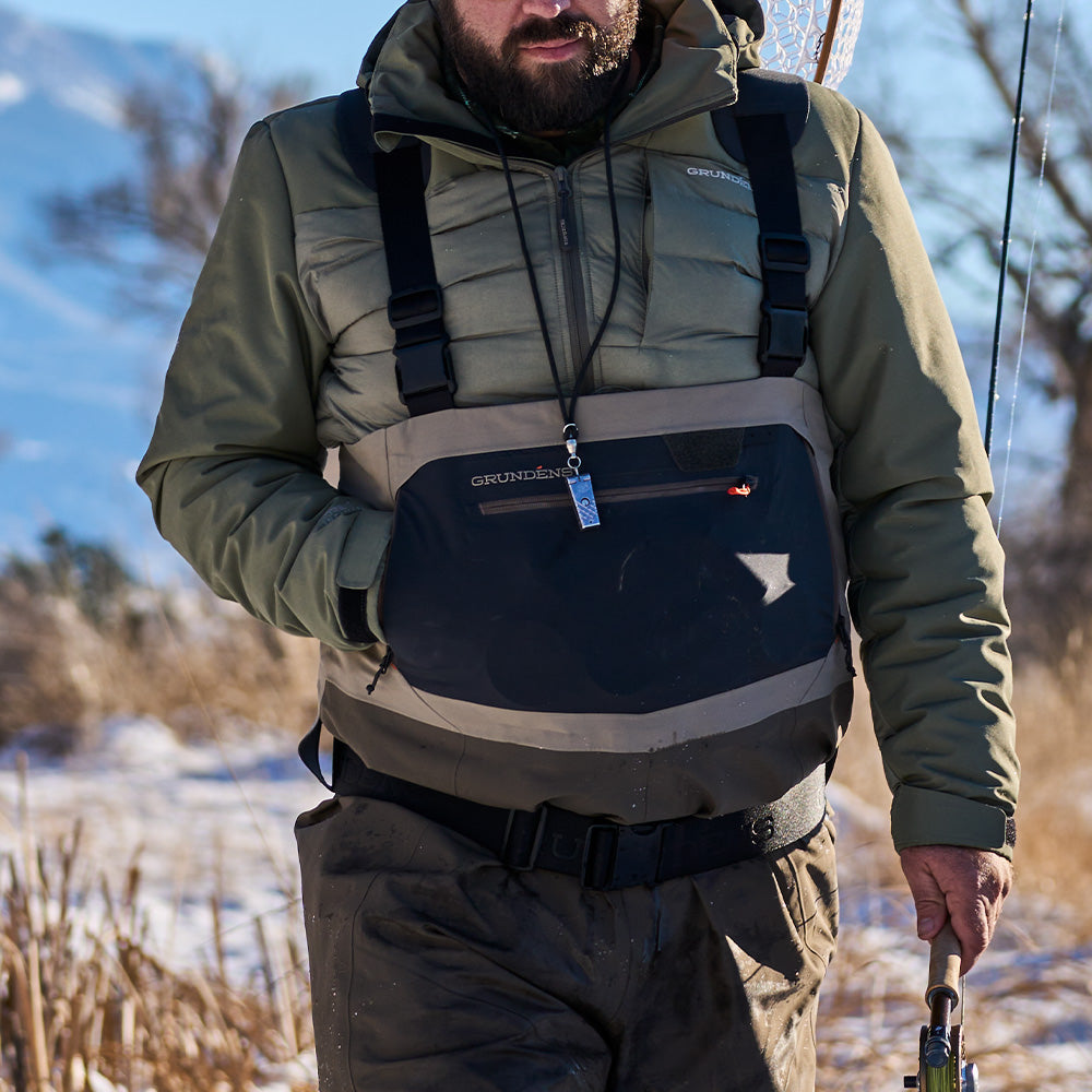 Grundéns Brodící Kalhoty Men's Boundary Stockingfoot Wader Stone Otter Velikost: S 40-42 (obrázek 5)