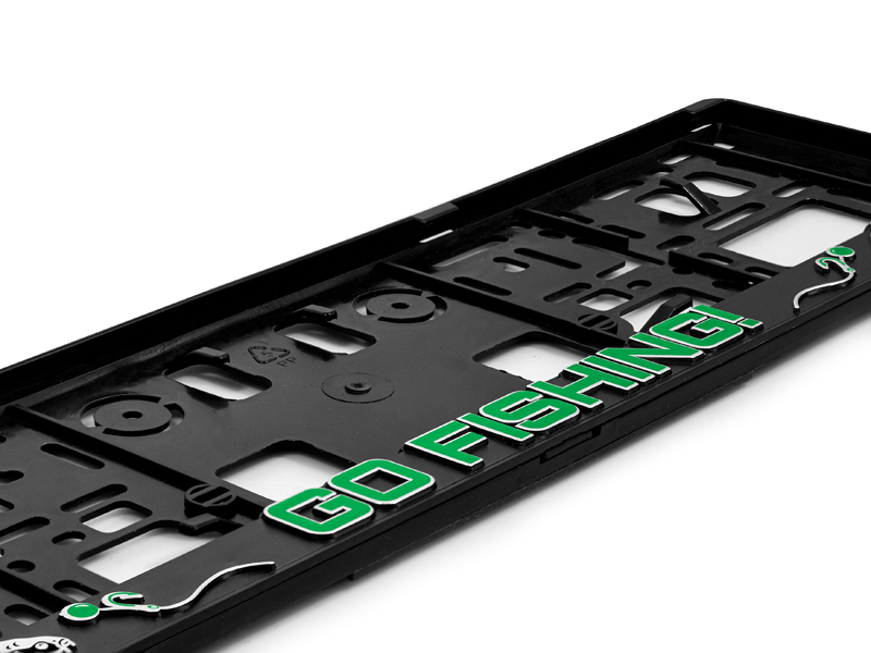 Delphin 3D držák SPZ GoFishing!