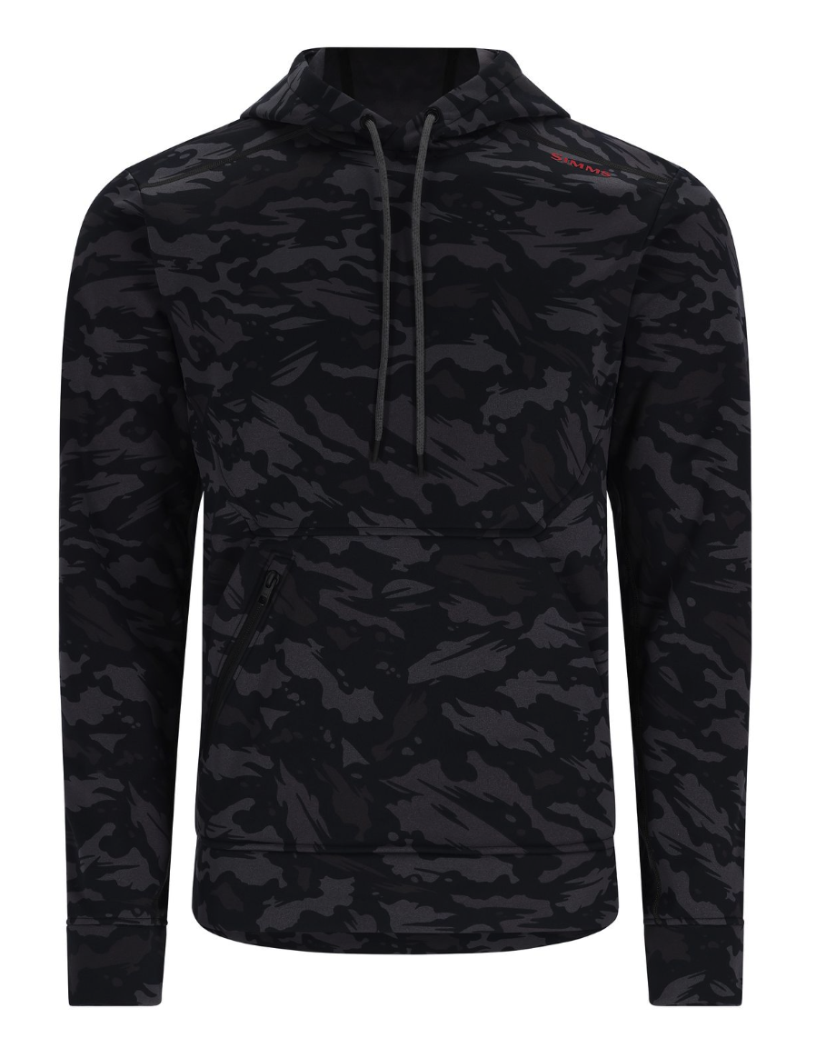 Simms Mikina CX Hoody Ghost Camo Black Velikost: L