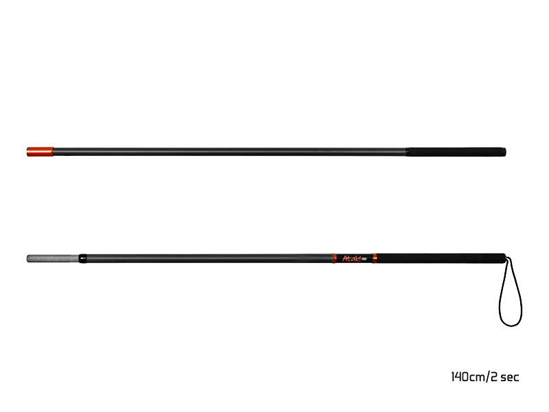 Delphin Podběráková Tyč Atak! Duo 2-díl Délka: 140cm - Obrázek 3