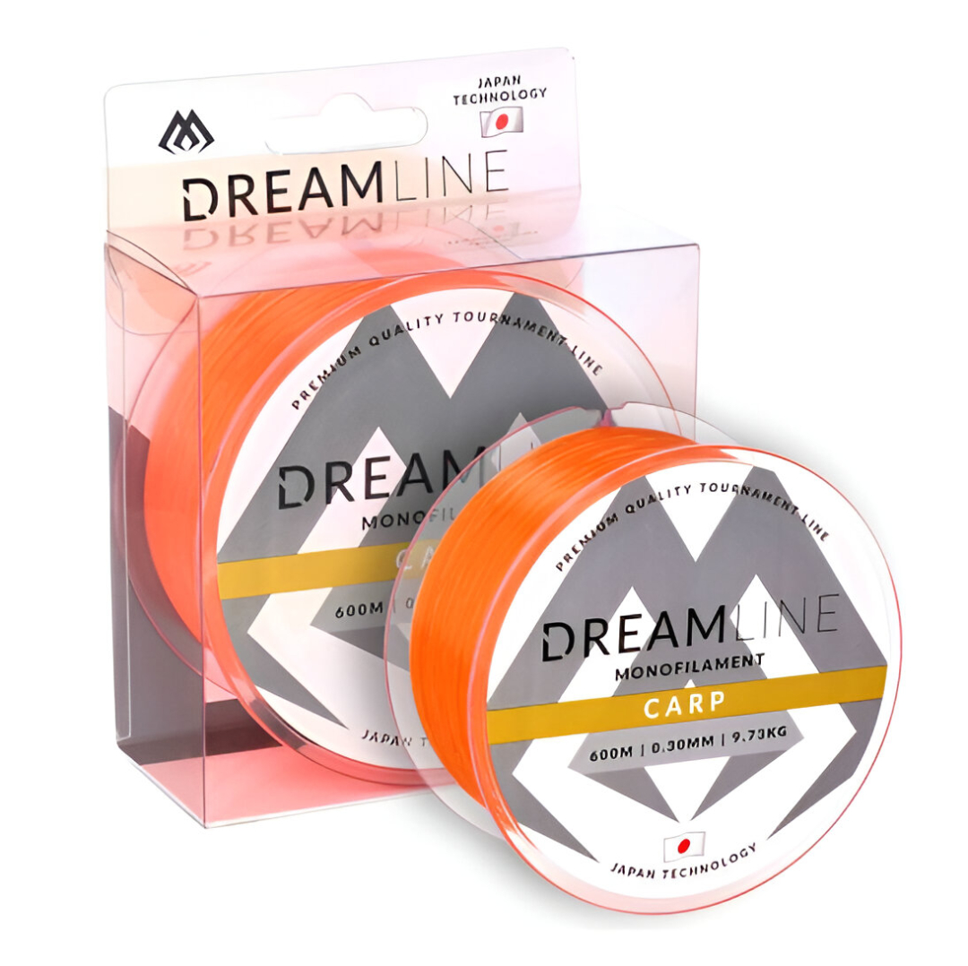 Mikado Vlasec Line Dreamline Carp Fluo Orange 600m Délka: 600m, Nosnost: 10,51kg, Průměr: 0,33mm