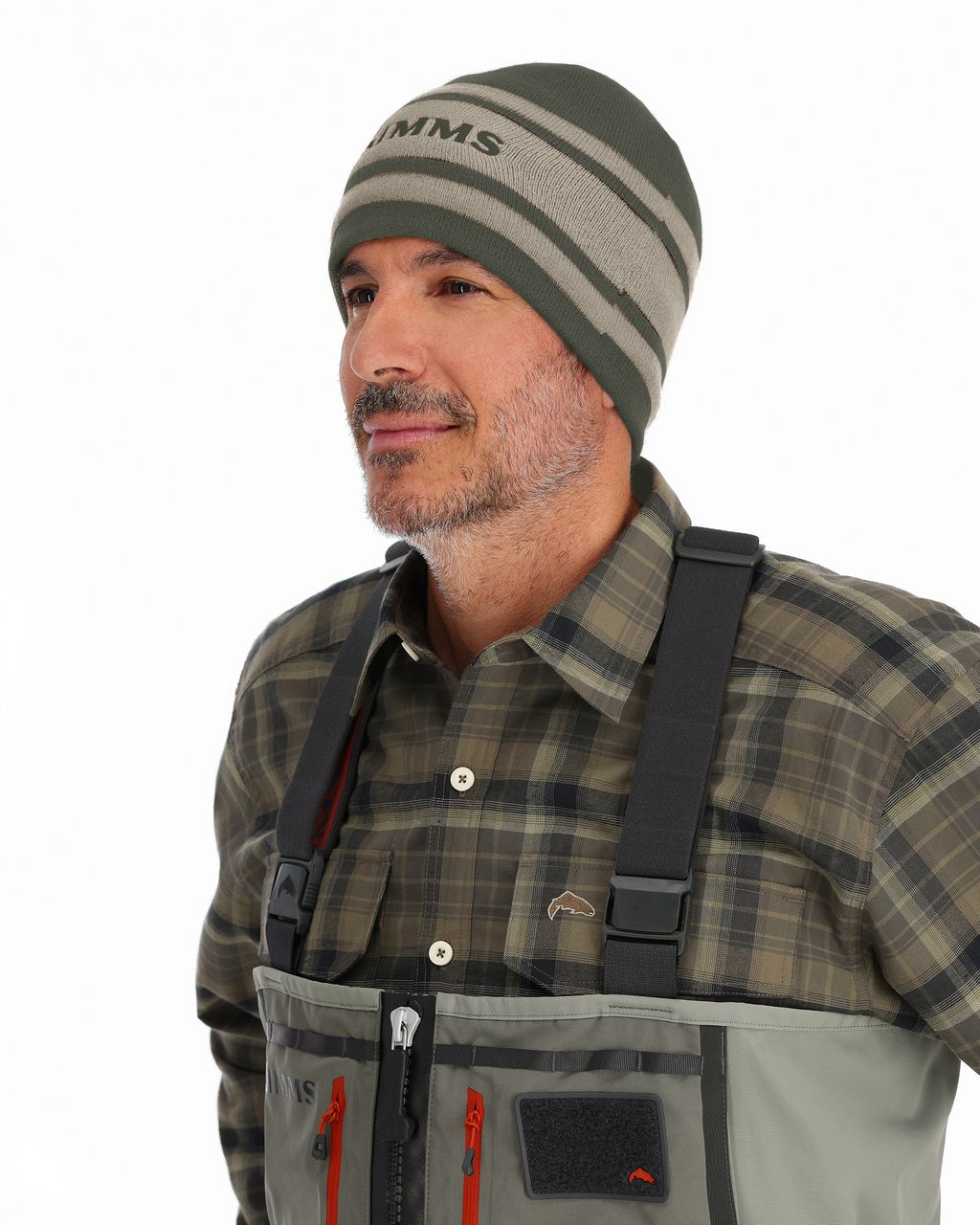 Simms Čepice Hayward Wool Beanie Dark Olive (obrázek 4)
