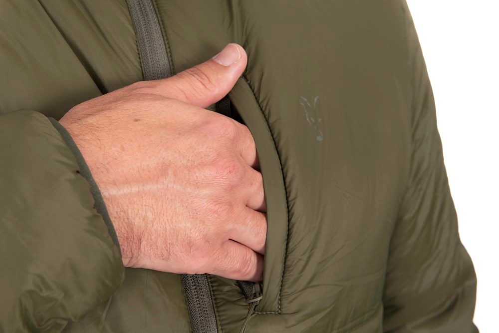 Fox Bunda Olive Quilted 100 Jacket Velikost: M (obrázek 8)