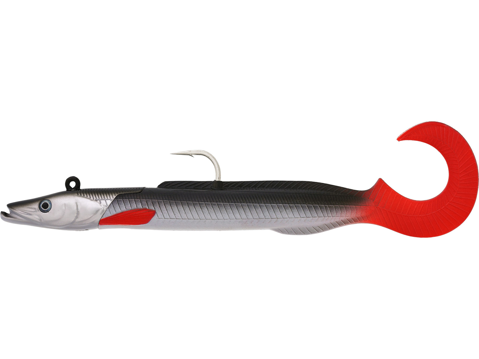 Westin Gumová Nástraha Sandy Andy Curltail Jig Black Pearl Délka: 22cm, Hmotnost: 122g, Počet kusů: 2+1ks