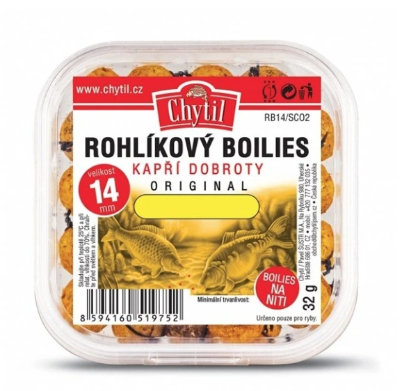 Chytil Rohlíkový Boilies Mango Hmotnost: 22g, Průměr: 8mm