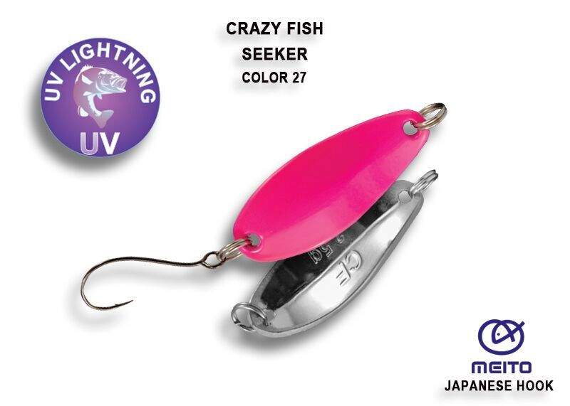 Crazy Fish Plandavka Seeker Barva 27 UV Hmotnost: 2,5g