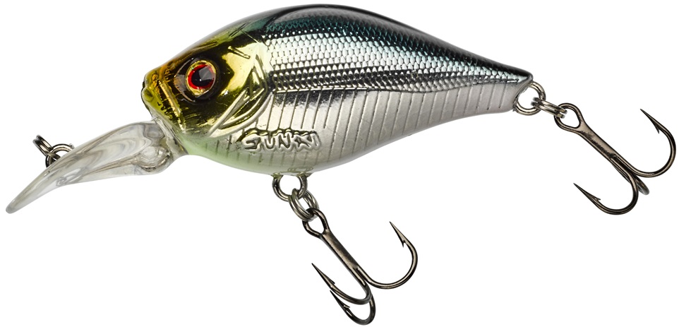 Gunki Wobler Gigan F HL Deep Blue Délka: 3,9cm, Hmotnost: 4,7g, Maximální ponor: 0,6m