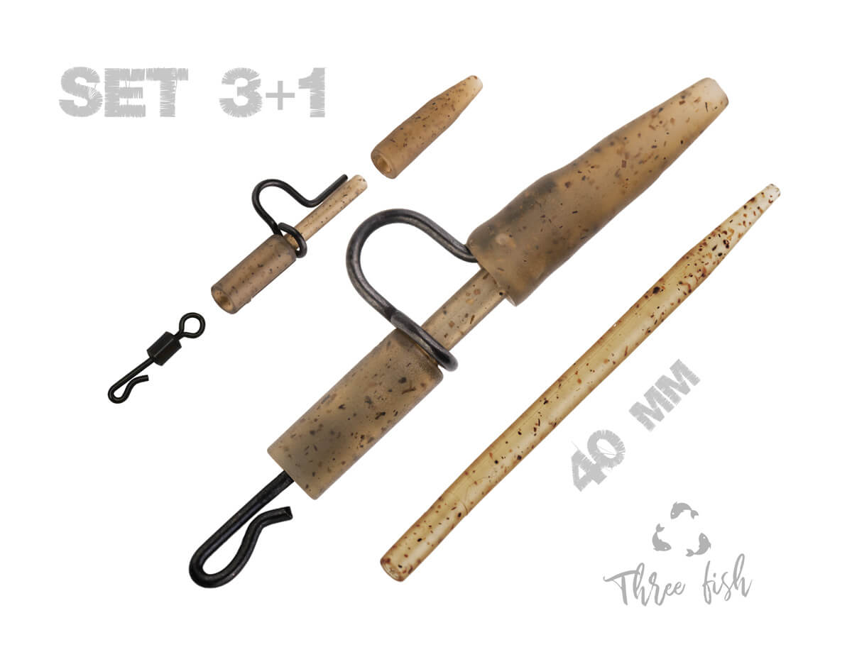 Zfish Závěsky Heavy Duty Clip Complete Set 40 mm 5ks
