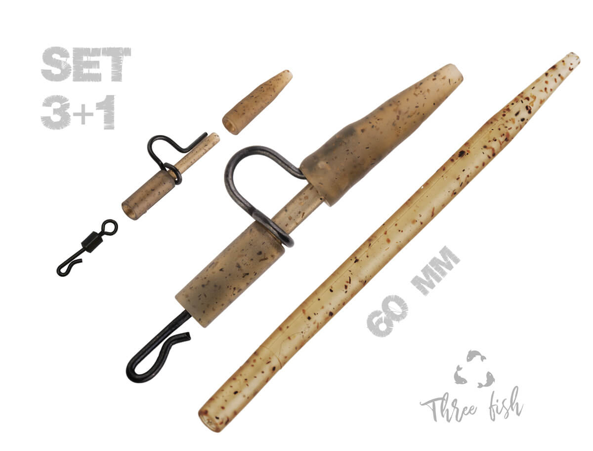 Zfish Závěsky Heavy Duty Clip Complete Set 60 mm 5ks