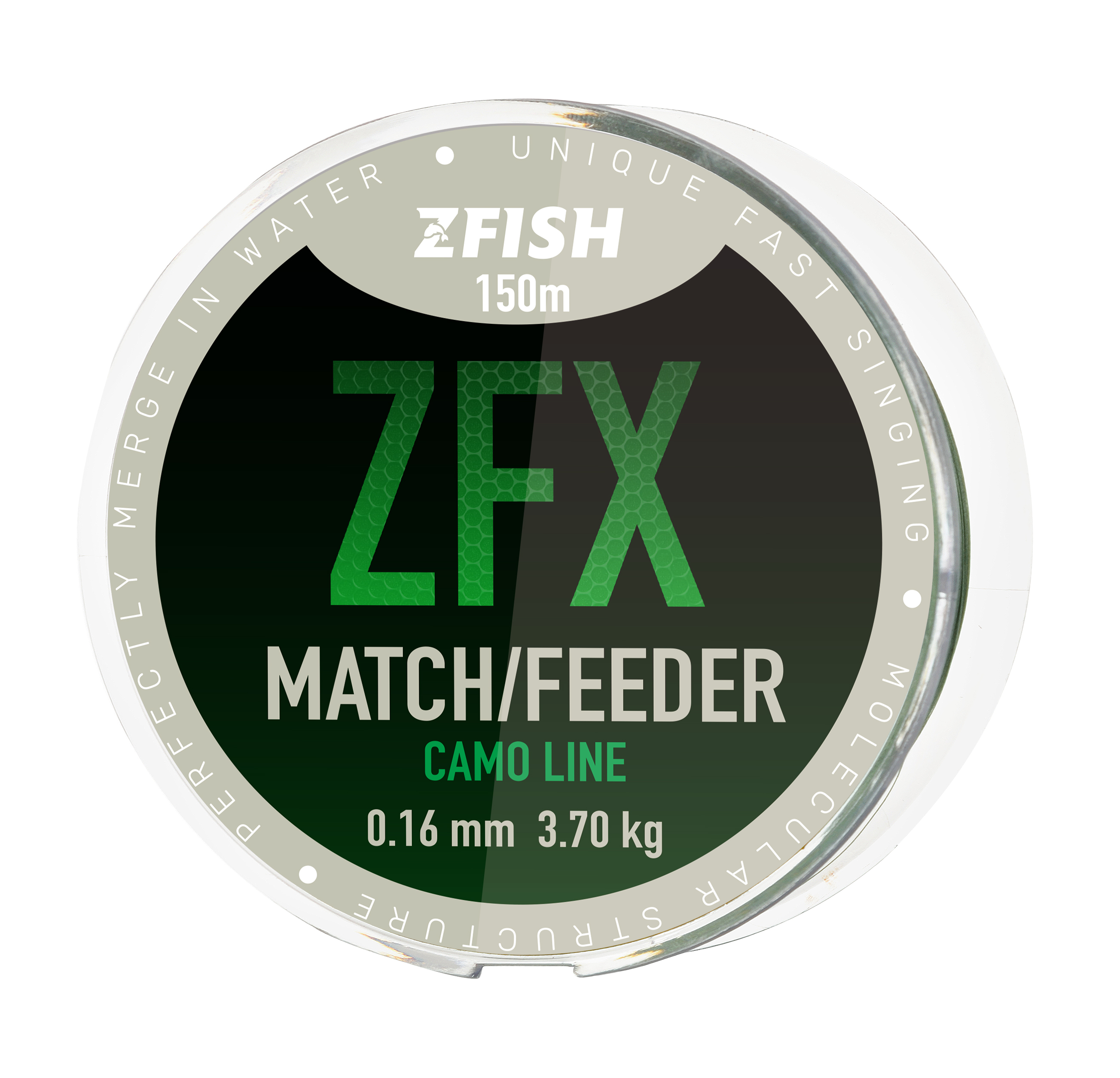 Zfish Vlasec ZFX Match Feeder Camoline 150m Nosnost: 6,9kg, Průměr: 0,23mm - Obrázek 3
