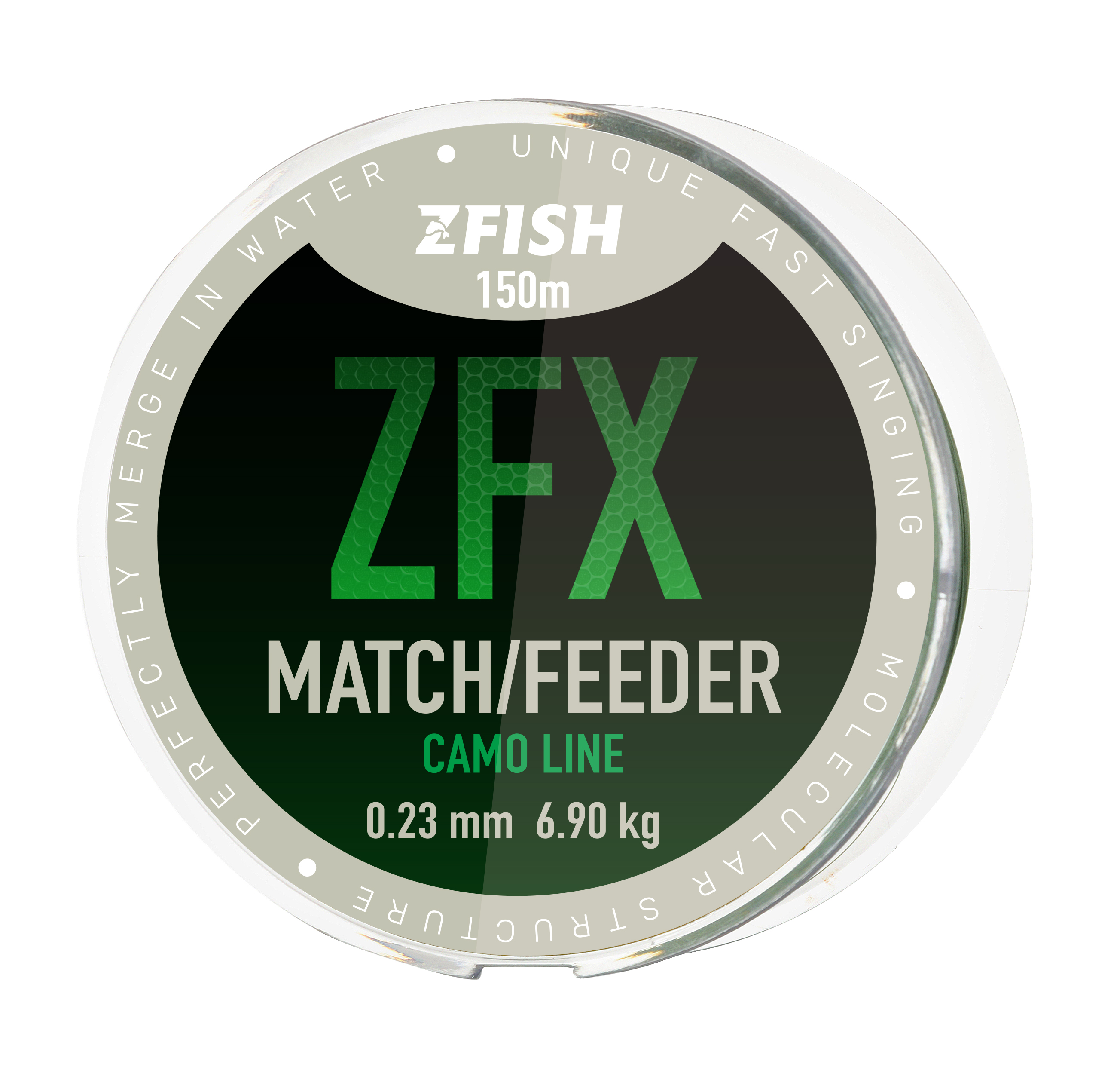 Zfish Vlasec ZFX Match Feeder Camoline 150m Nosnost: 6,9kg, Průměr: 0,23mm - Obrázek 6