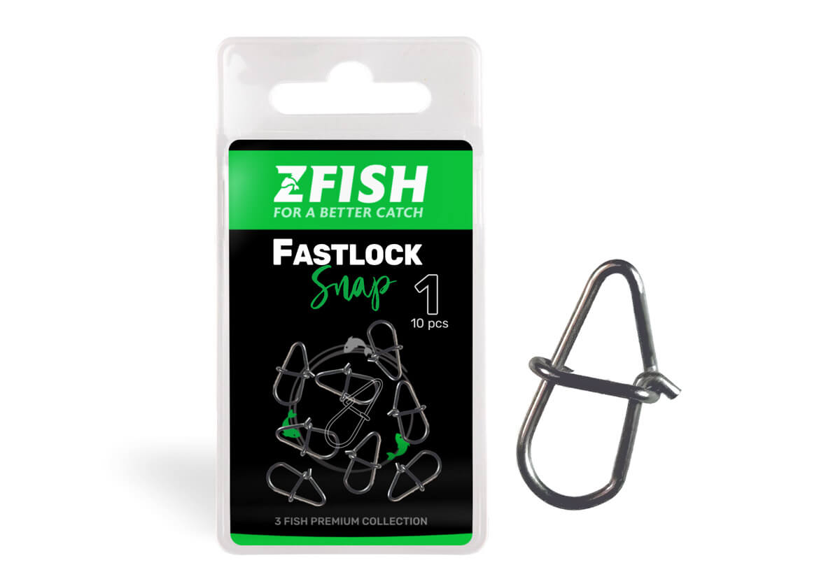 Zfish Karabina Fastlock Snap 10ks Nosnost: 13kg, Velikost: #2