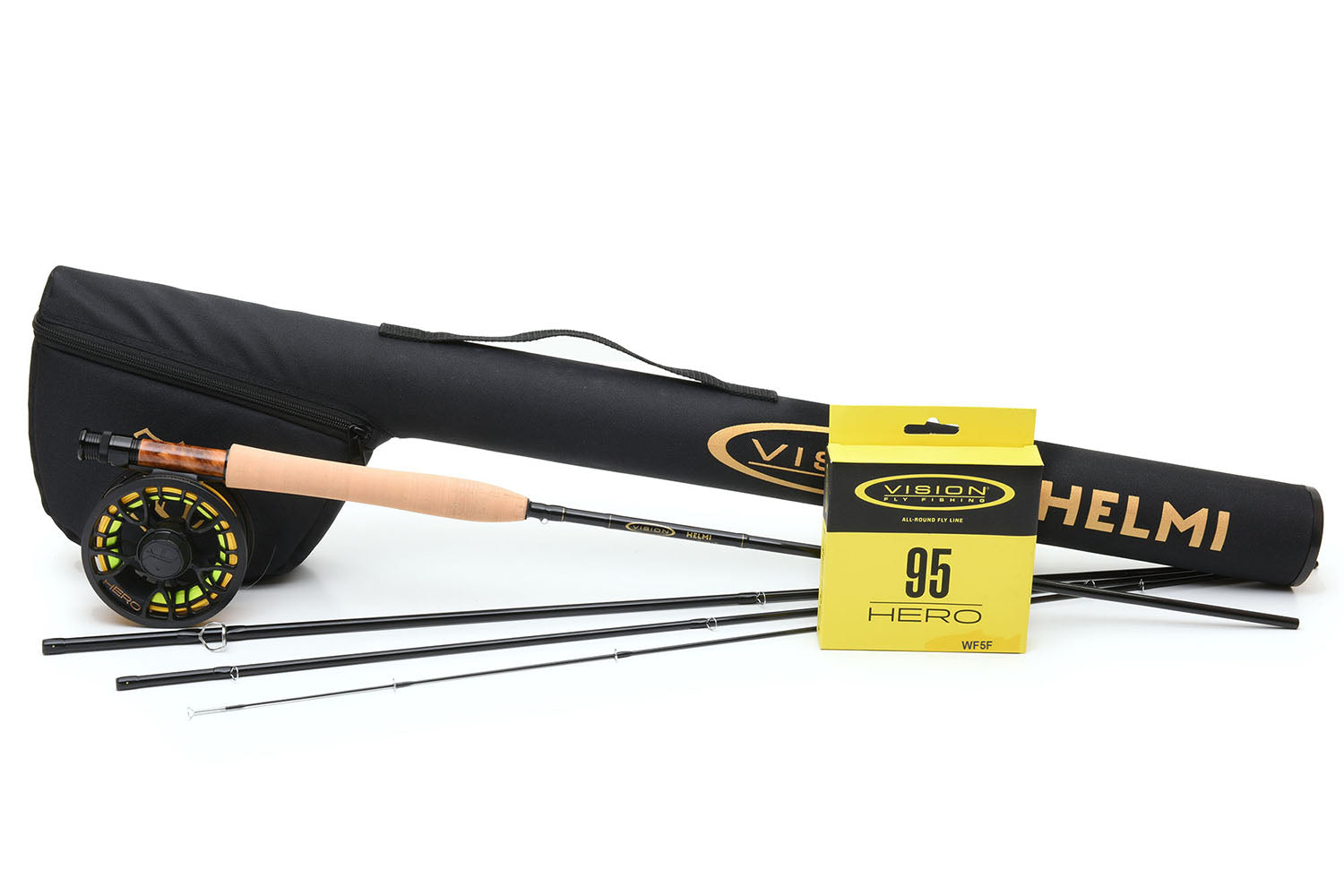 Vision Muškařský Set Helmi 9ft 2,7m #6 4-díl