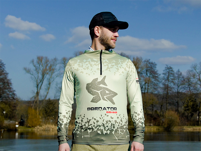 Delphin Tričko S Kapucí UV Armor 50+ Predator Velikost: M - Obrázek 7
