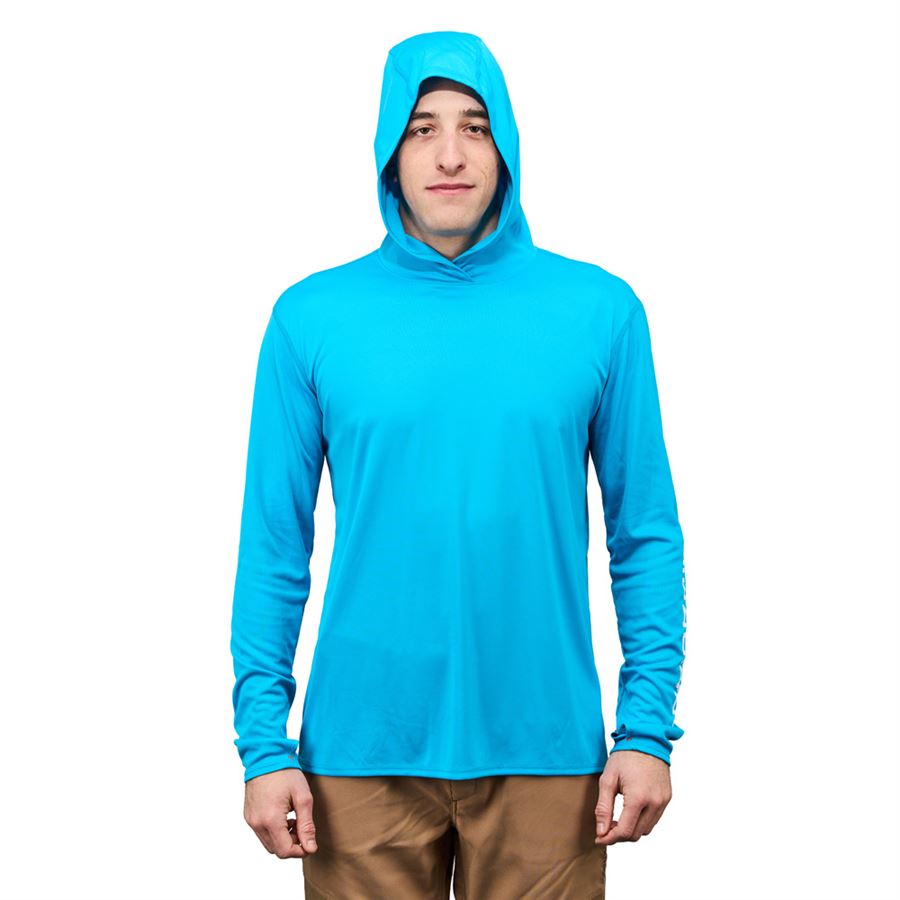 Grundéns MikinaTough Sun Hoodie Azure Velikost: XXL - Obrázek 5