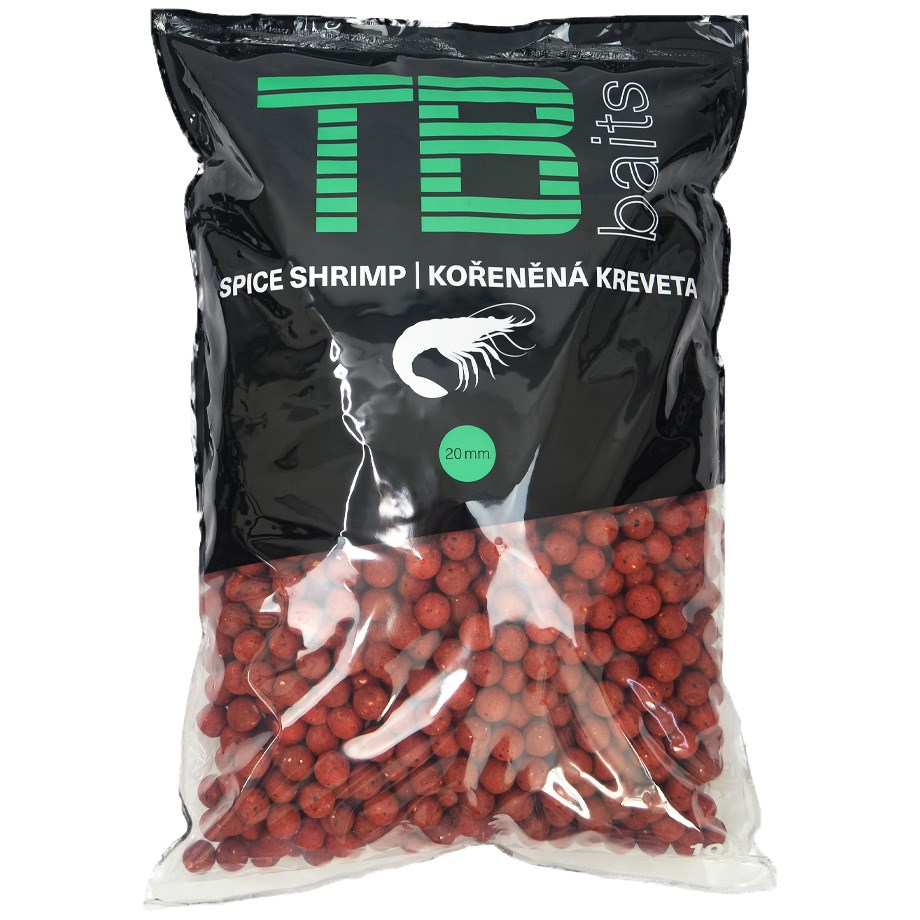 TB Baits Boilie Spice Shrimp 10kg Průměr: 24mm
