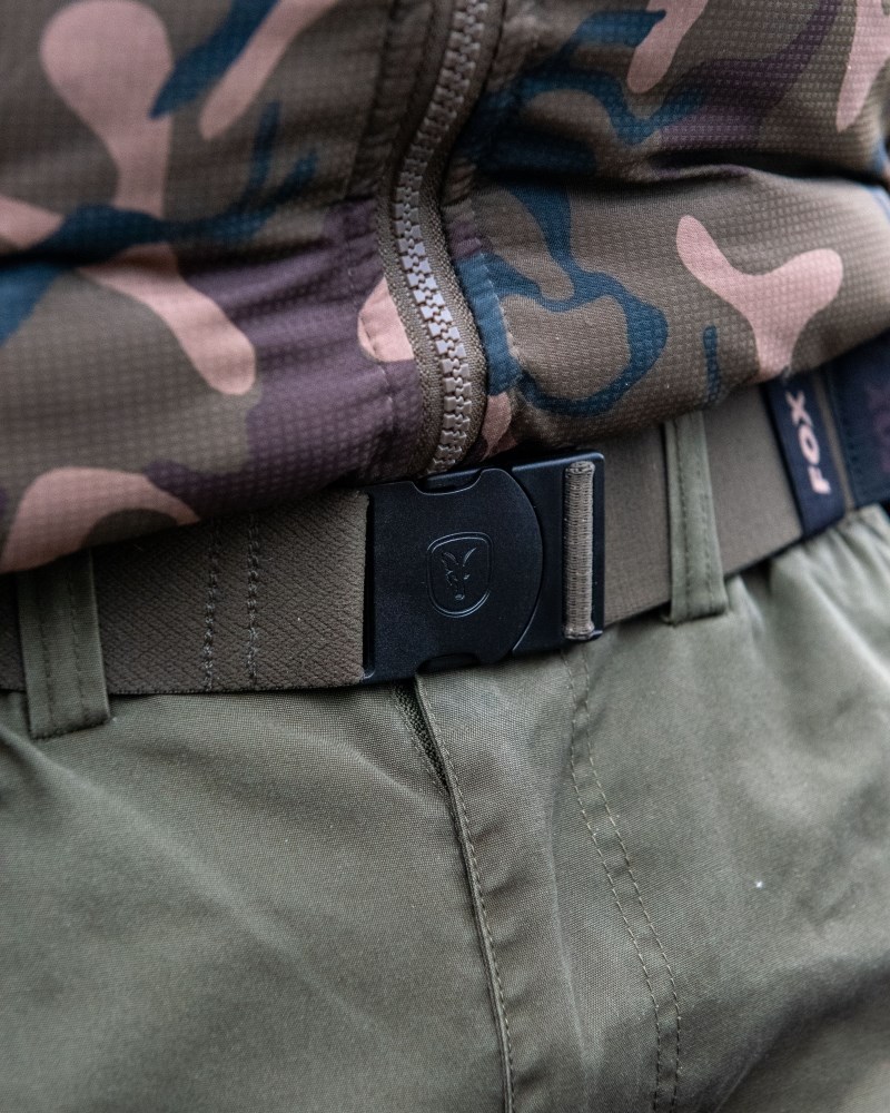 Fox Opasek Khaki Belt Délka: 101cm, Velikost: Standard (obrázek 11)