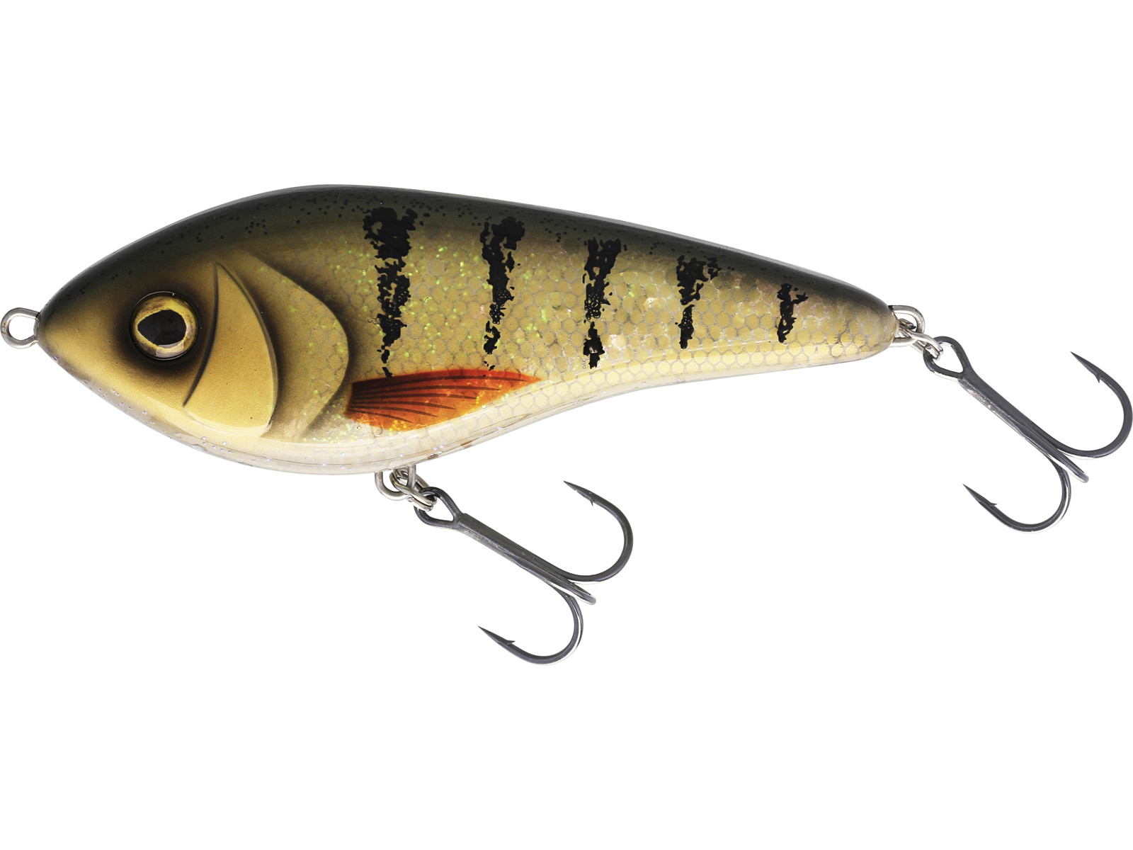 Westin Wobler Swim Glidebait Sinking 3D Amber Perch Délka: 13,5cm, Hmotnost: 86g, Maximální ponor: 3m