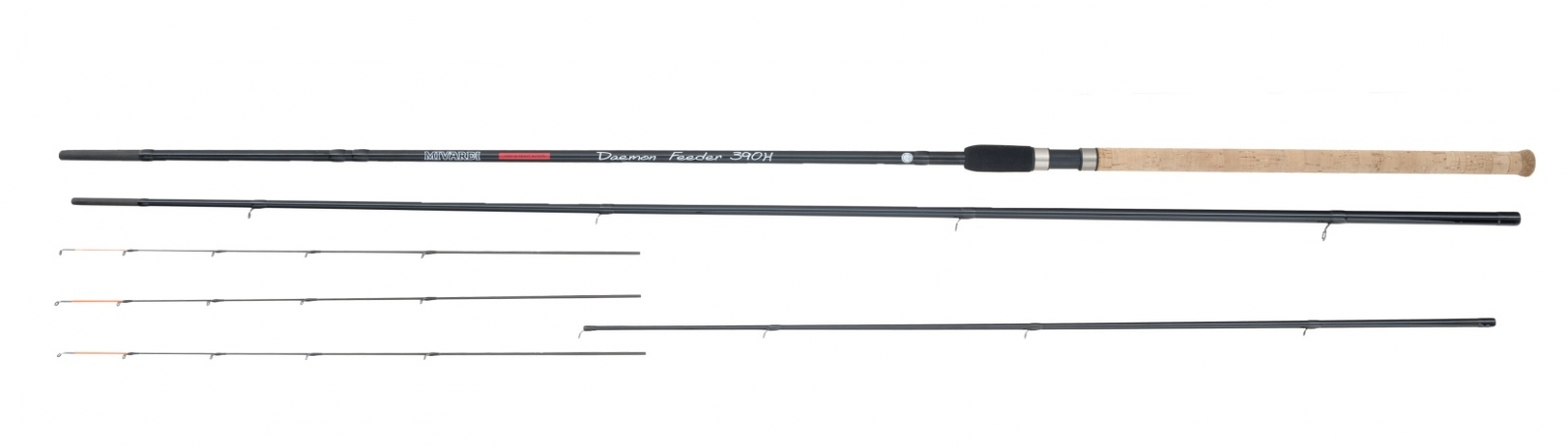 Mivardi Prut Daemon Feeder 3,9m 40-100g 3+3-díl