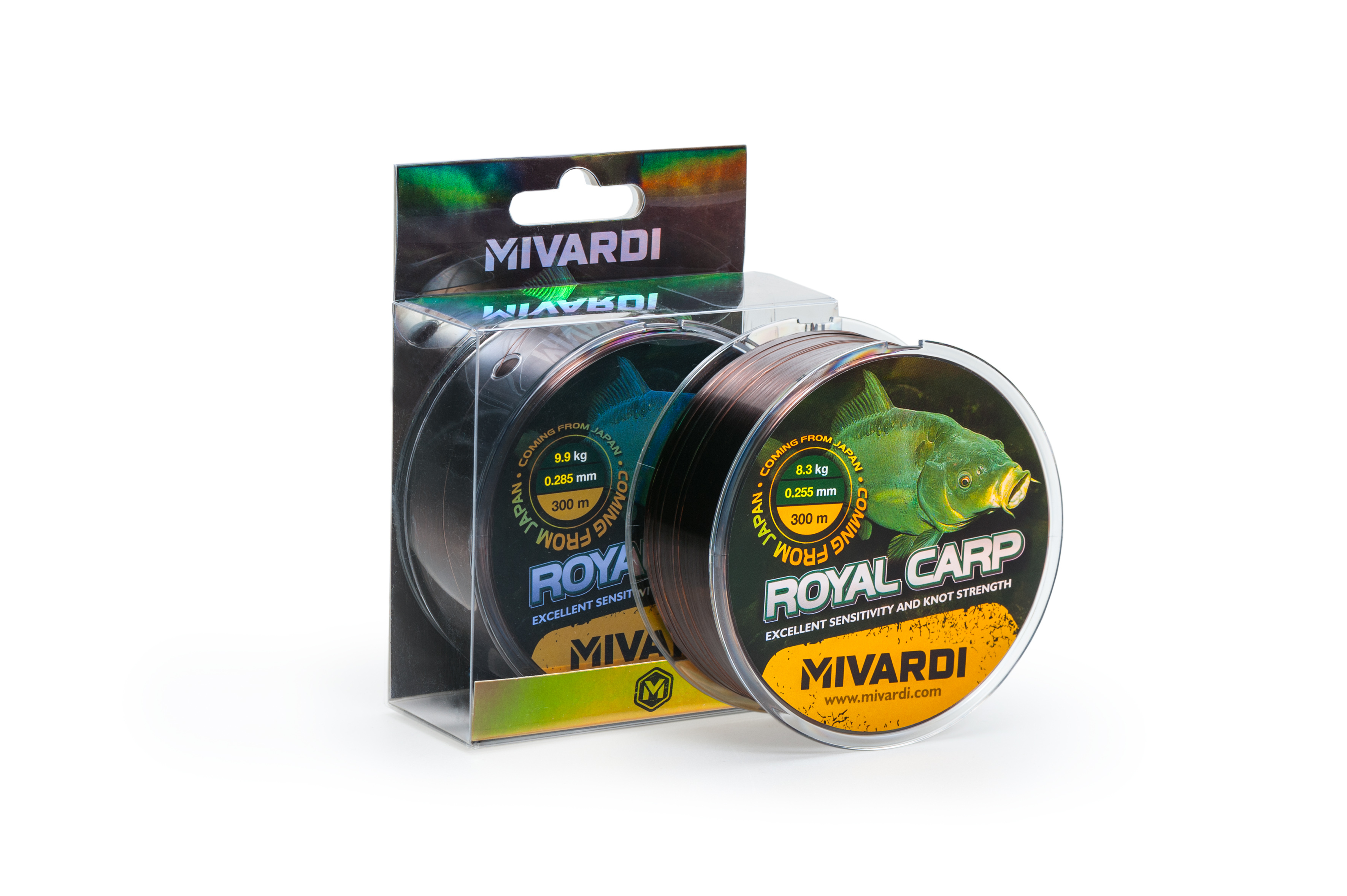 Mivardi Vlasec Royal Carp 300m Délka: 300m, Nosnost: 12,9kg, Průměr: 0,345mm