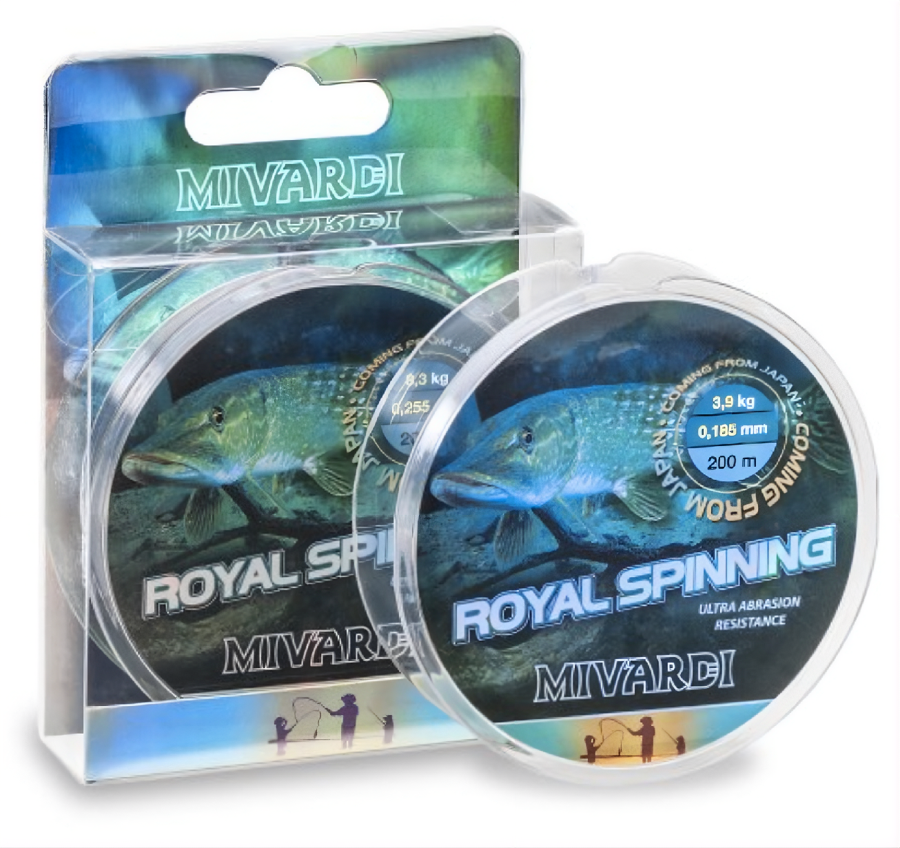 Mivardi Vlasec Royal Spinn Grey 200m Délka: 200m, Nosnost: 3,2kg, Průměr: 0,165mm