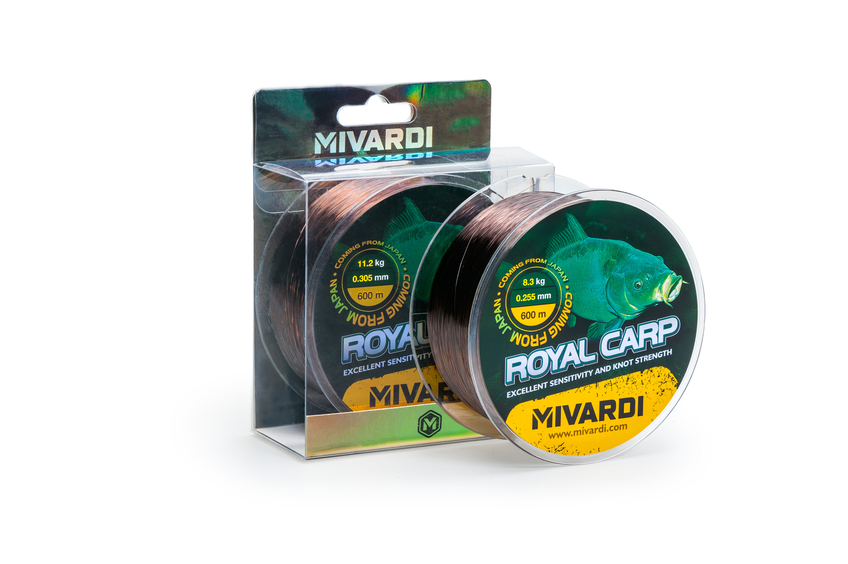 Mivardi Vlasec Royal Carp 600m Délka: 600m, Nosnost: 11,2kg, Průměr: 0,305mm