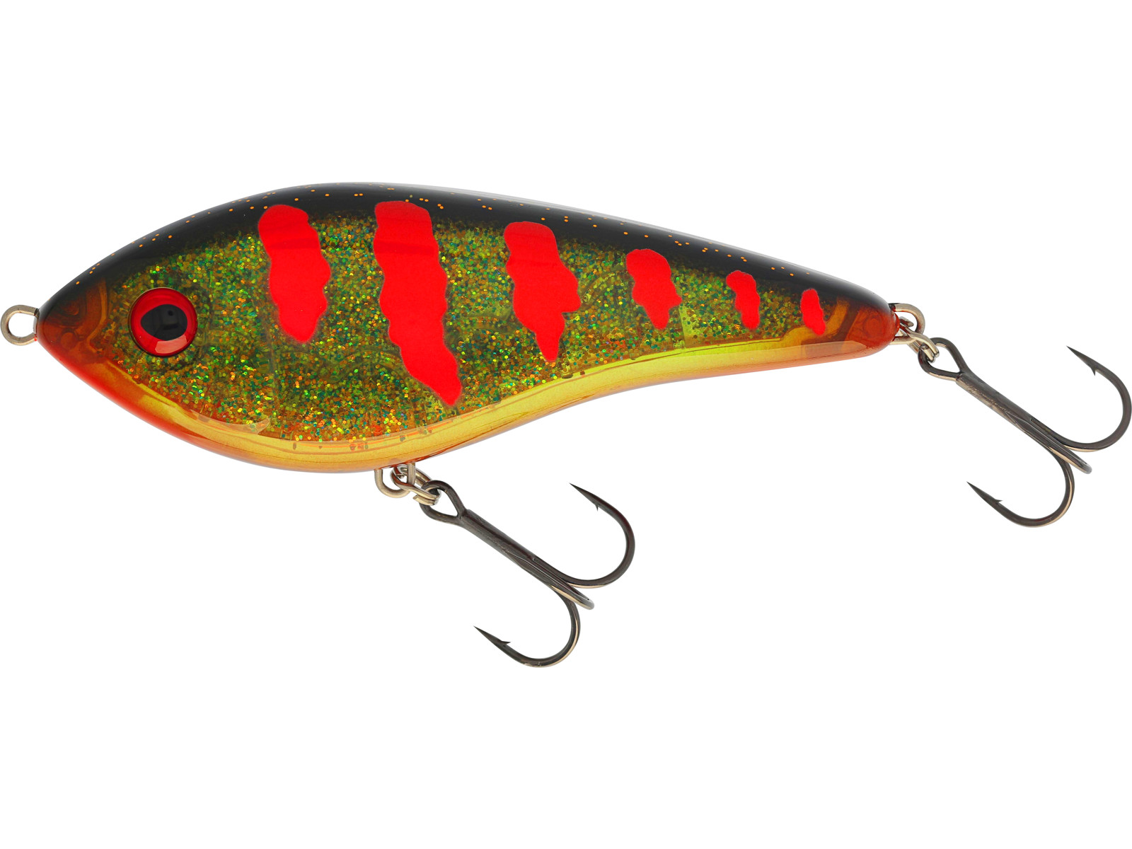 Westin Wobler Swim Glidebait Sinking 3D Motoroil Blood Délka: 12cm, Hmotnost: 58g, Maximální ponor: 1m