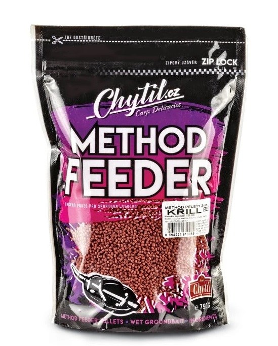 Chytil Method Feeder Pelety 2mm 750g Průměr: 2mm, Příchuť: Krill