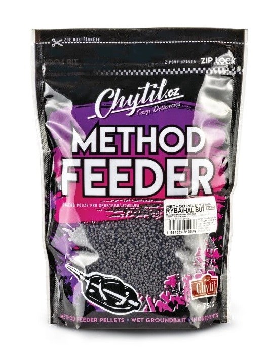 Chytil Method Feeder Pelety 2mm 750g Průměr: 2mm, Příchuť: Ryba Halibut