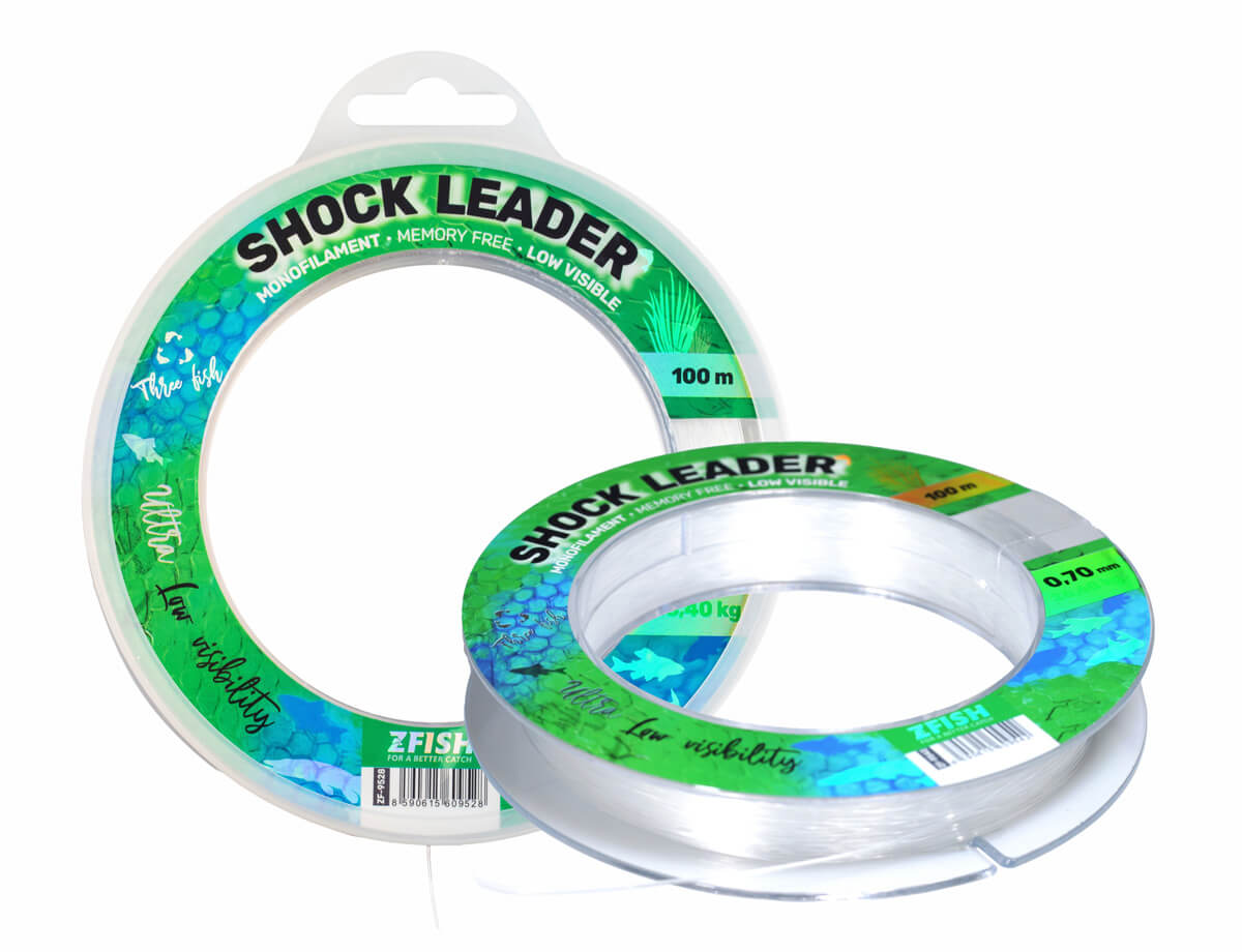 Zfish Šokový Vlasec Vision Shock Leader 100m Nosnost: 18,40kg, Průměr: 0,55mm
