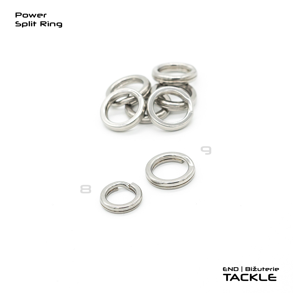 Vagner Fishing Kroužky 8ks Nosnost: 90kg, Počet kusů: 8ks, Velikost: #9 - Obrázek 3