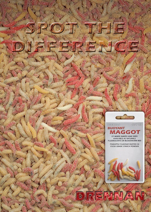 Drennan Umělý Červ Buoyant Maggot 27ks Varianta: Červený (obrázek 5)
