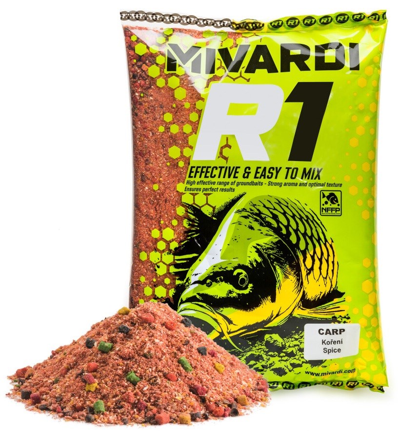 Mivardi Krmítková Směs R1 Carp 950g Příchuť: koření