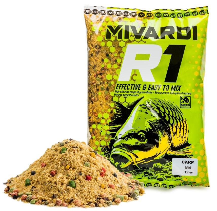 Mivardi Krmítková Směs R1 Carp 950g Příchuť: Med