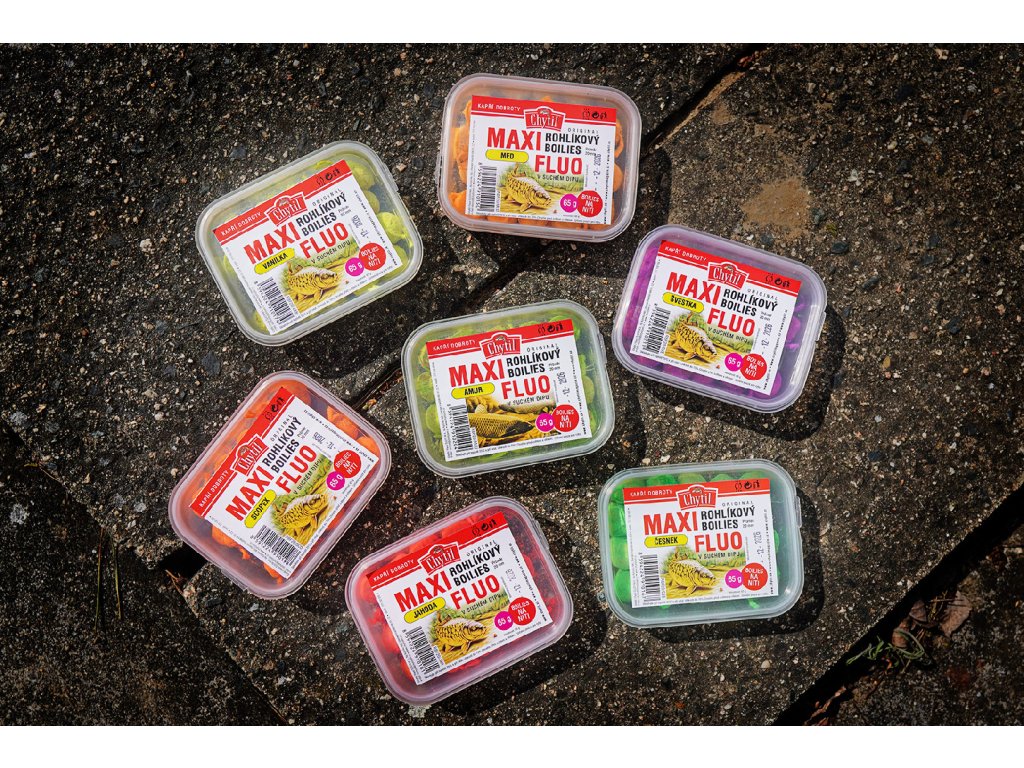Chytil Rohlíkové Boilies Maxi Fluo Amur Hmotnost: 65g, Průměr: 20mm - Obrázek 7