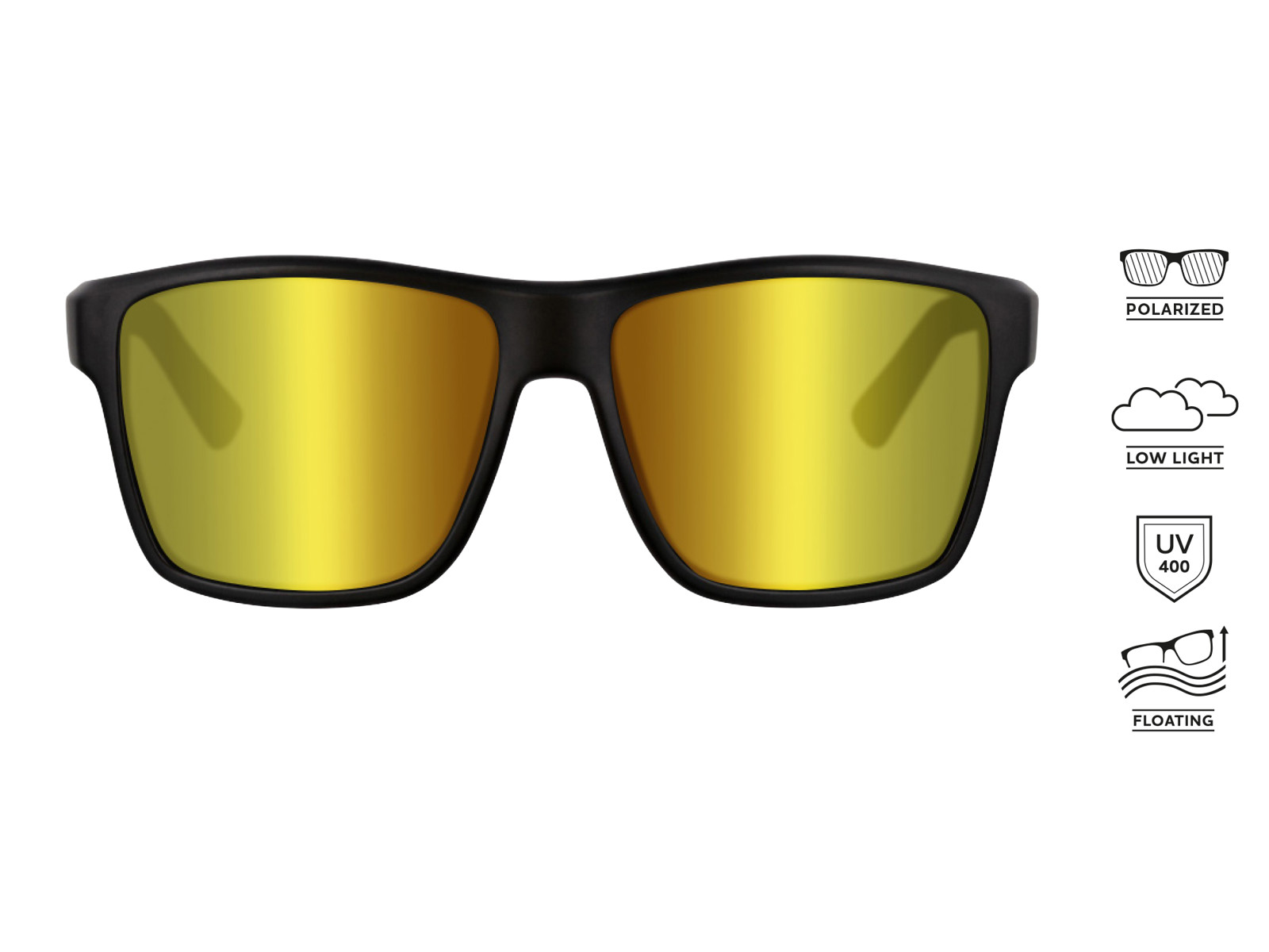 Westin Polarizační Brýle W6 Street 200F Matte Black LB Yellow LM Yellow AR Blue - Obrázek 2