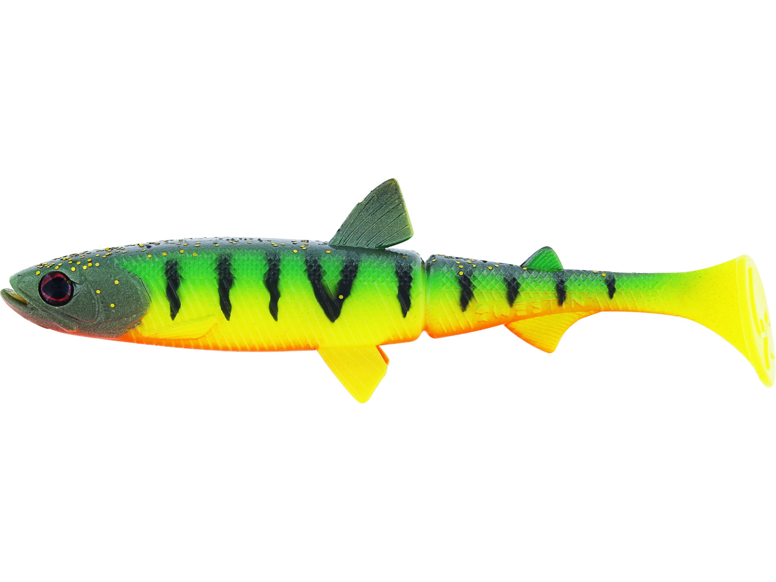 Westin Gumová Nástraha Hypoteez Shadtail Tiger Perch Délka: 9cm, Hmotnost: 5g, Počet kusů: 3ks