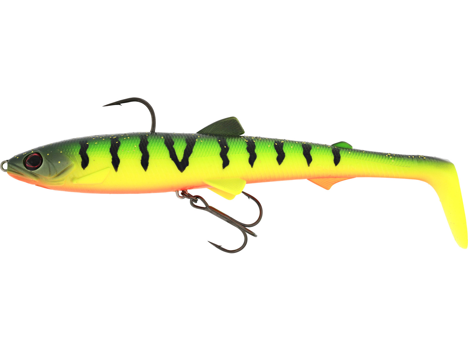 Westin Gumová Nástraha Bullteez Shadtail R2F Tiger Perch Délka: 18cm, Hmotnost: 70g, Počet ks: 1ks